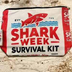 Shark Week Survival Kit Pouch